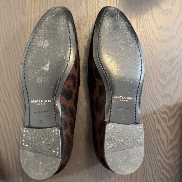 Saint Laurent Pony Maxi Samba Nero Fonce Smoking 15 Slipper Size 42/9 - Picture 3 of 11